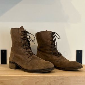 Sam Edelman Suede Boots, taupe size 8